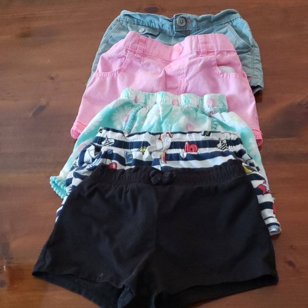 2/$15 sale Girls 4T Mixed Shorts Lot